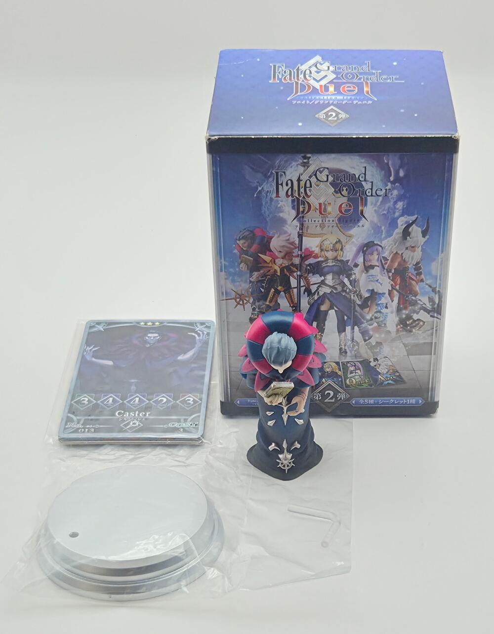 Fate Grand Order Duel Vol. 2 Caster 3" Figure Complete With Cards & Base